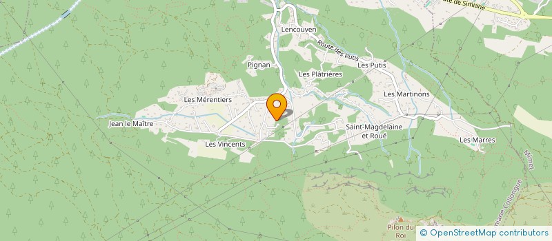 localisation de l'entreprise LC BAT  SIMIANE-COLLONGUE