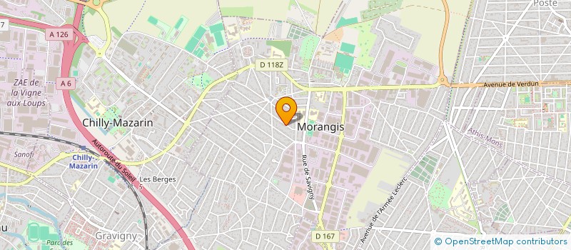 localisation de l'entreprise LC BAT ET RENOV à MORANGIS