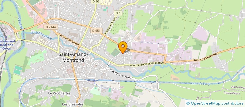 localisation de l'entreprise LC BLONDEL IMMOBILIER  SAINT-AMAND-MONTROND