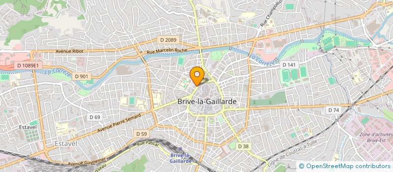 localisation de l'entreprise LC BOULPAT  BRIVE-LA-GAILLARDE