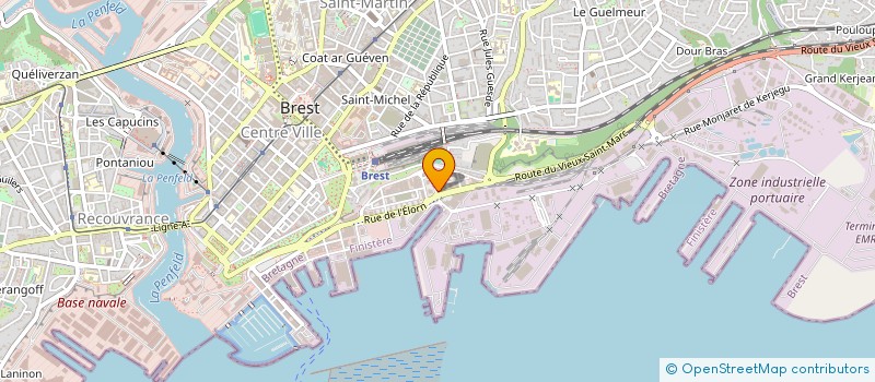 localisation de l'entreprise LC BREST à BREST
