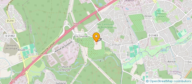localisation de l'entreprise LC CAPITAL DEVELOPPEMENT à CANEJAN