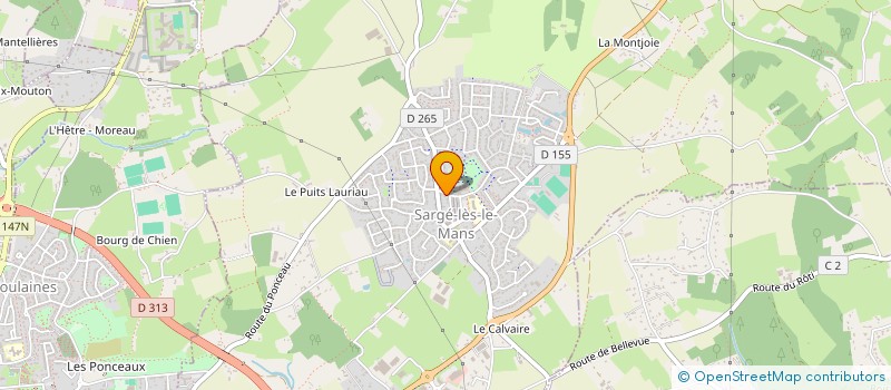localisation de l'entreprise LC CAPITAL FINANCE  SARGE-LES-LE-MANS