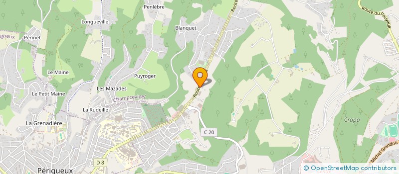 localisation de l'entreprise LC CARROSSERIE  TRELISSAC