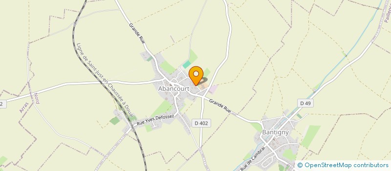 localisation de l'entreprise LC CLIM  SANCOURT