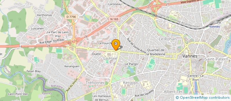 localisation de l'entreprise LC&CO HOLDING  VANNES
