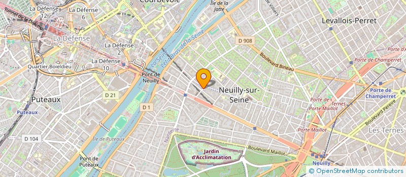 localisation de l'entreprise LC COACHING à NEUILLY-SUR-SEINE