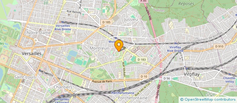 localisation de l'entreprise LC COACHING PROFESSIONNEL à VERSAILLES