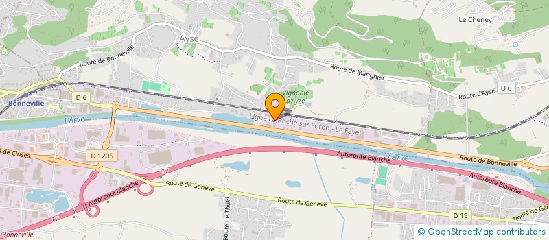 localisation de l'entreprise LC COFFRAGES  AYSE