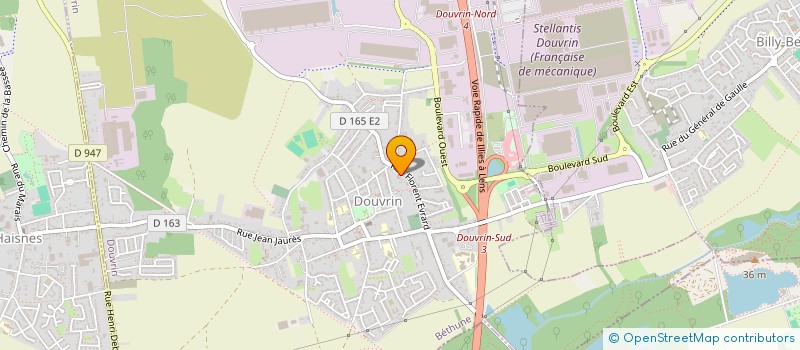 localisation de l'entreprise LC COIFFER  AUCHY-LES-MINES