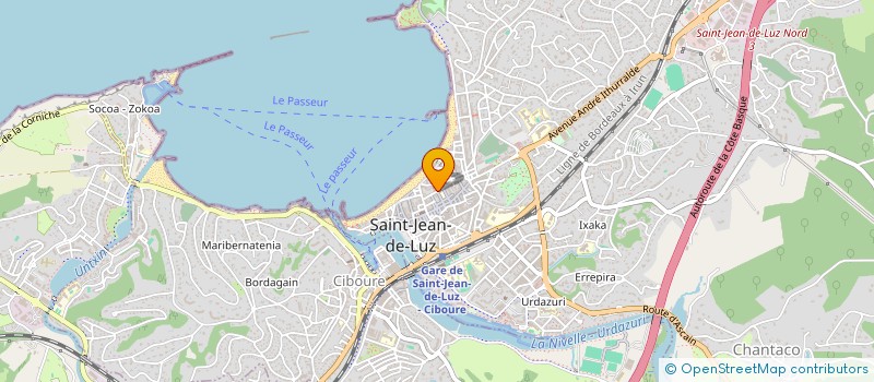 localisation de l'entreprise LC COIFFURE à SAINT-JEAN-DE-LUZ