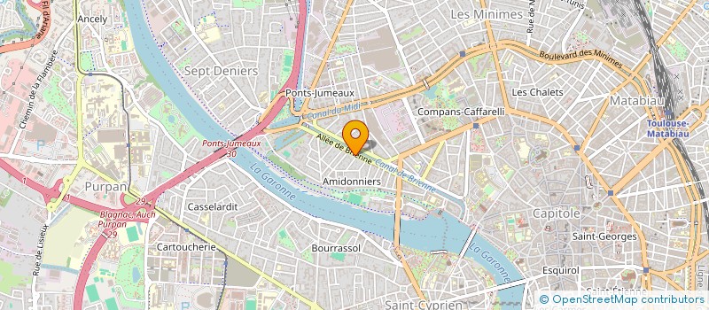 localisation de l'entreprise LC COIFFURE à TOULOUSE
