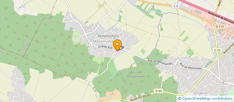 localisation de l'entreprise LC COM à PLAISIR