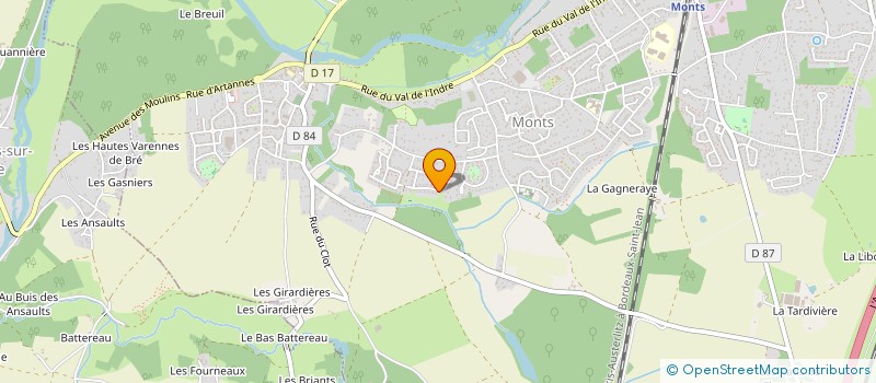 localisation de l'entreprise LC COMMUNICATION  MONTS