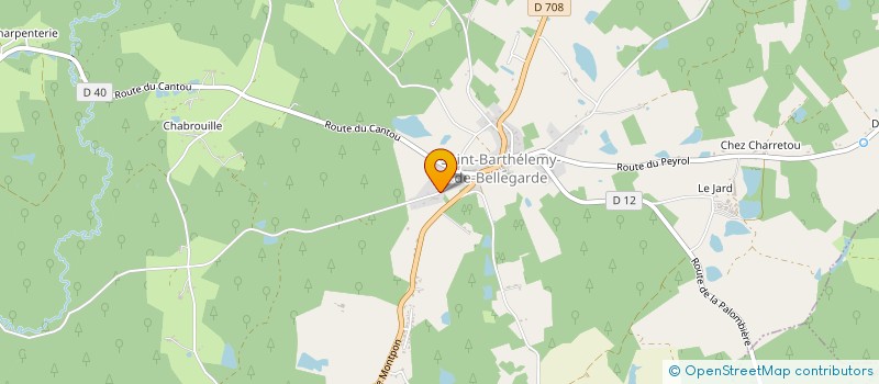 localisation de l'entreprise LC.COMPETITION&FILS  SAINT-BARTHELEMY-DE-BELLEGARDE