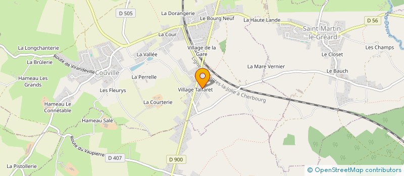 localisation de l'entreprise LC CONCEPT  COUVILLE