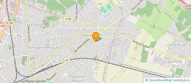 localisation de l'entreprise LC CONCEPT  CONFLANS-SAINTE-HONORINE