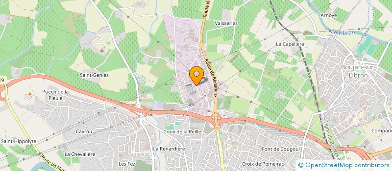 localisation de l'entreprise LC CONSEIL à BEZIERS