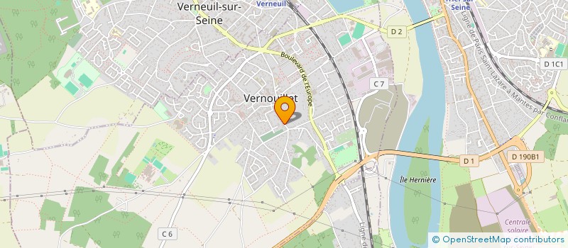 localisation de l'entreprise LC CONSEIL INGENIERIE, REDACTION, COMMUNICATION ET PATRIMOINE à VERNOUILLET