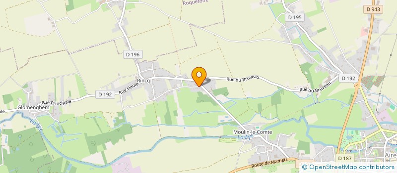 localisation de l'entreprise LC CONSEILS  AIRE-SUR-LA-LYS