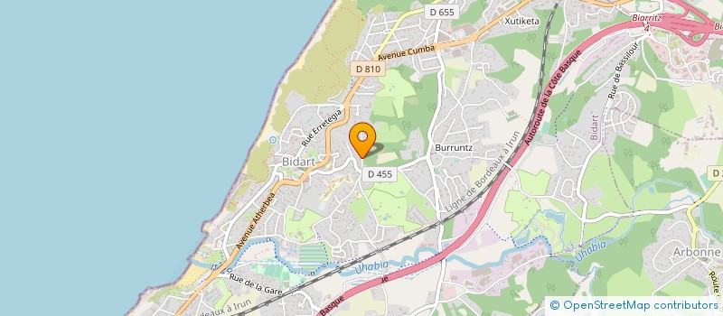 localisation de l'entreprise LC CONSEILS à BIDART