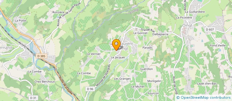 localisation de l'entreprise LC CONSULTING  VAL D'OINGT