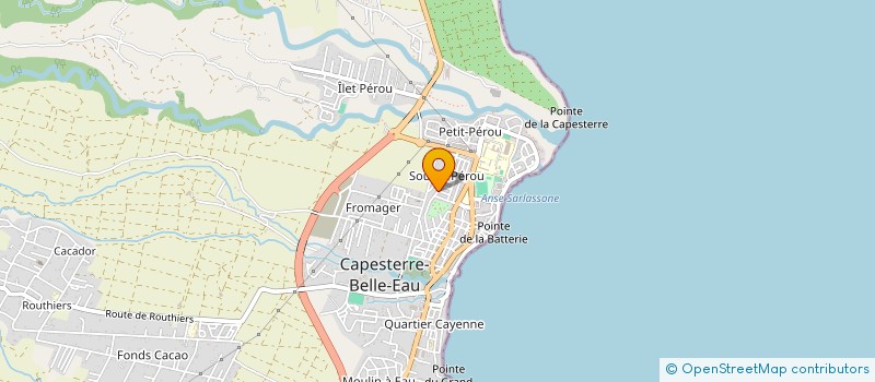 localisation de l'entreprise LC CONSULTING à CAPESTERRE-BELLE-EAU
