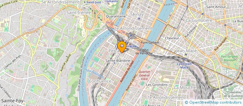 localisation de l'entreprise LC CONSULTING à LYON