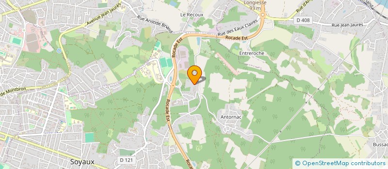 localisation de l'entreprise LC COUVREUR  SOYAUX