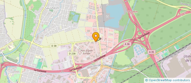 localisation de l'entreprise LC DECO MULHOUSE  SAUSHEIM