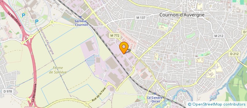 localisation de l'entreprise LC DEVELOPPEMENT  COURNON-D'AUVERGNE