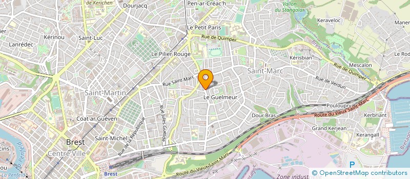 localisation de l'entreprise LC DIS à BREST