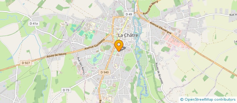 localisation de l'entreprise LC DISTRI à LA CHATRE
