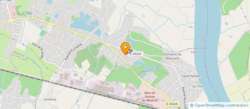 localisation de l'entreprise LC DOMAINE PRO VITI  IZON