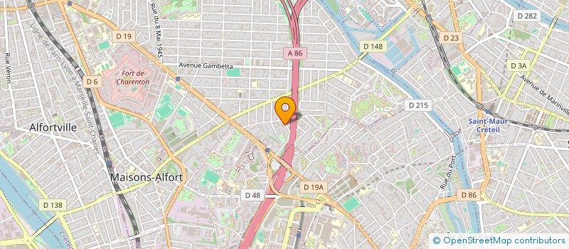 localisation de l'entreprise LC DROUARD SAS  MAISONS-ALFORT