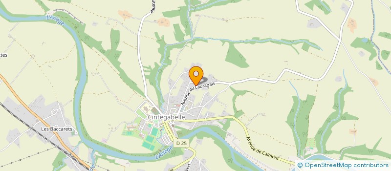 localisation de l'entreprise LC ELAGAGE  SAINT-YBARS