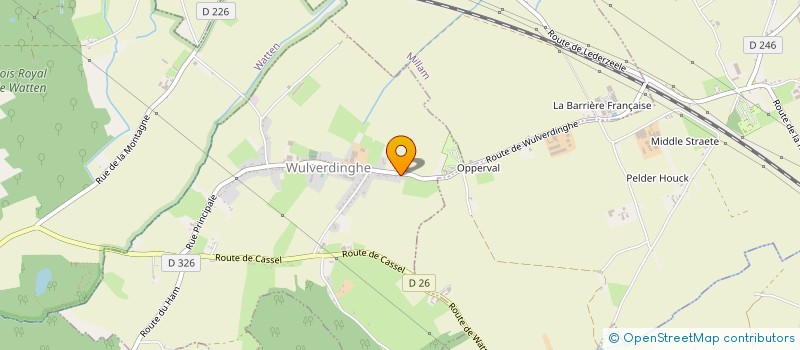 localisation de l'entreprise LC ELECTRICITE à WULVERDINGHE
