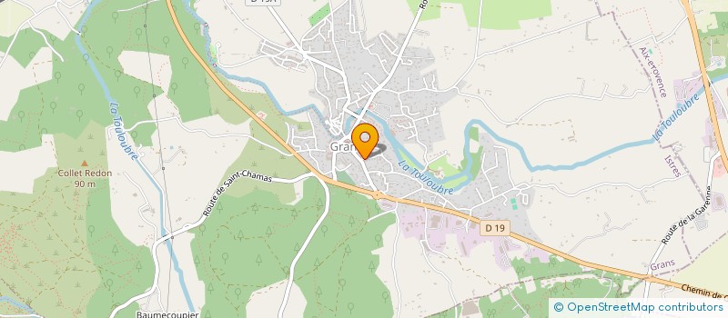 localisation de l'entreprise LC ELECTRICITE  GRANS