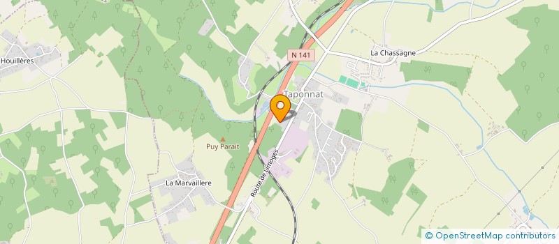 localisation de l'entreprise LC ENGINEERING  TAPONNAT-FLEURIGNAC