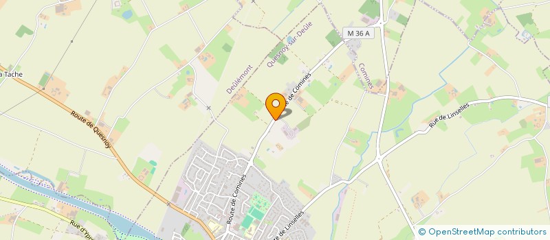 localisation de l'entreprise LC ET ASSOCIES à QUESNOY-SUR-DEULE