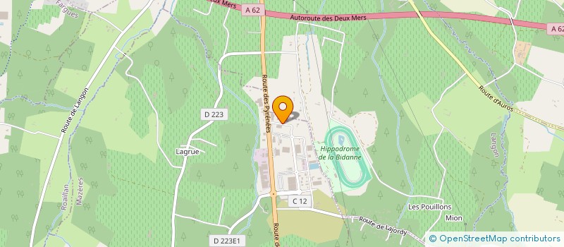 localisation de l'entreprise LC EXPERTISE COMPTABLE  MAZERES