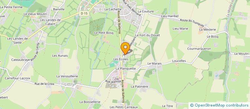 localisation de l'entreprise LC FERMETURES AUTOMATIQUES  LE MOLAY LITTRY