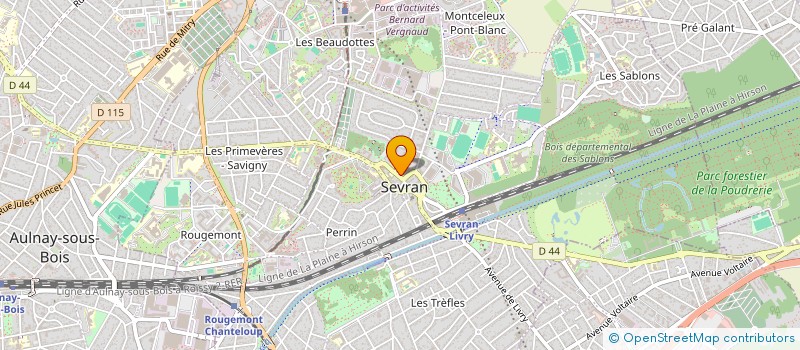 localisation de l'entreprise LC FITNESS SEVRAN à SEVRAN