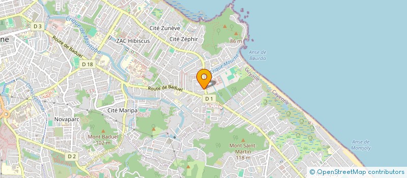 localisation de l'entreprise LC FOOD  CAYENNE