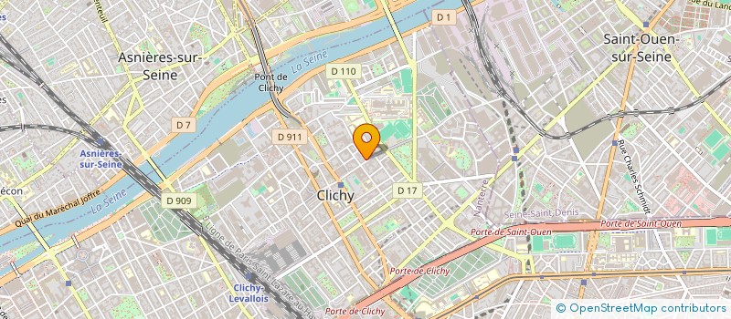 localisation de l'entreprise LC FORMA PRO SECURITE à CLICHY