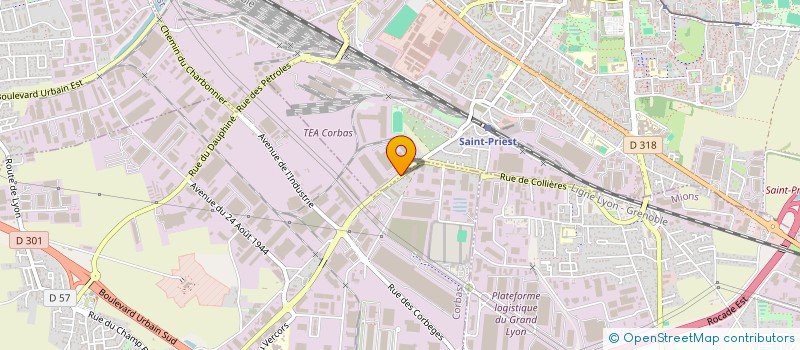 localisation de l'entreprise LC FRET  SAINT-FONS