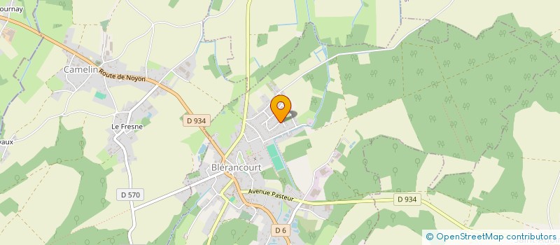 localisation de l'entreprise LC FROID ET CLIM à BLERANCOURT
