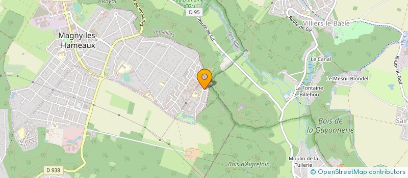 localisation de l'entreprise LC GESTION  MAGNY-LES-HAMEAUX