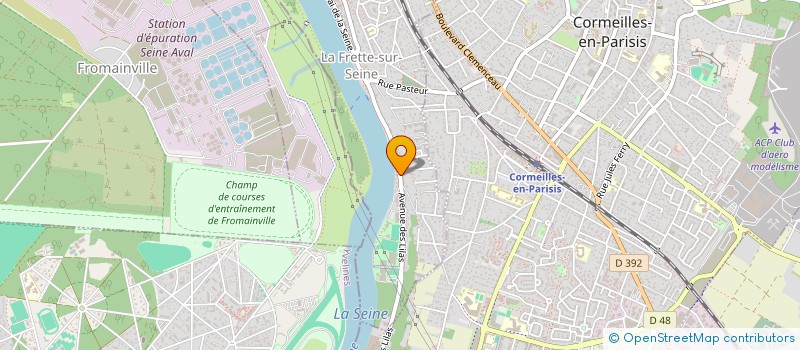 localisation de l'entreprise LC GESTION  LA FRETTE-SUR-SEINE