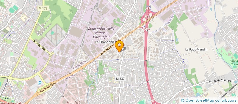 localisation de l'entreprise LC GRAPHIQUE  SAINTE-LUCE-SUR-LOIRE